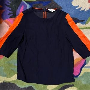 Boden size 8 two-toned blouse EUC